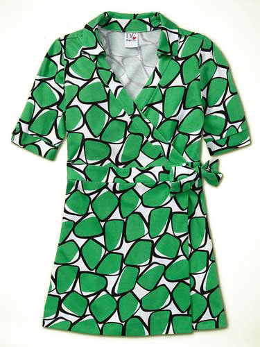 DVF for Gap Green Wrap Dress - Size 0-3 M – Ready2WearAgain